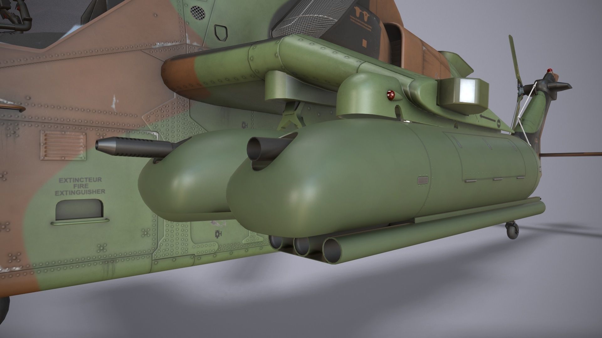 EC-665 Tiger HAD Spainish Army Static Low-poly 3D model_21