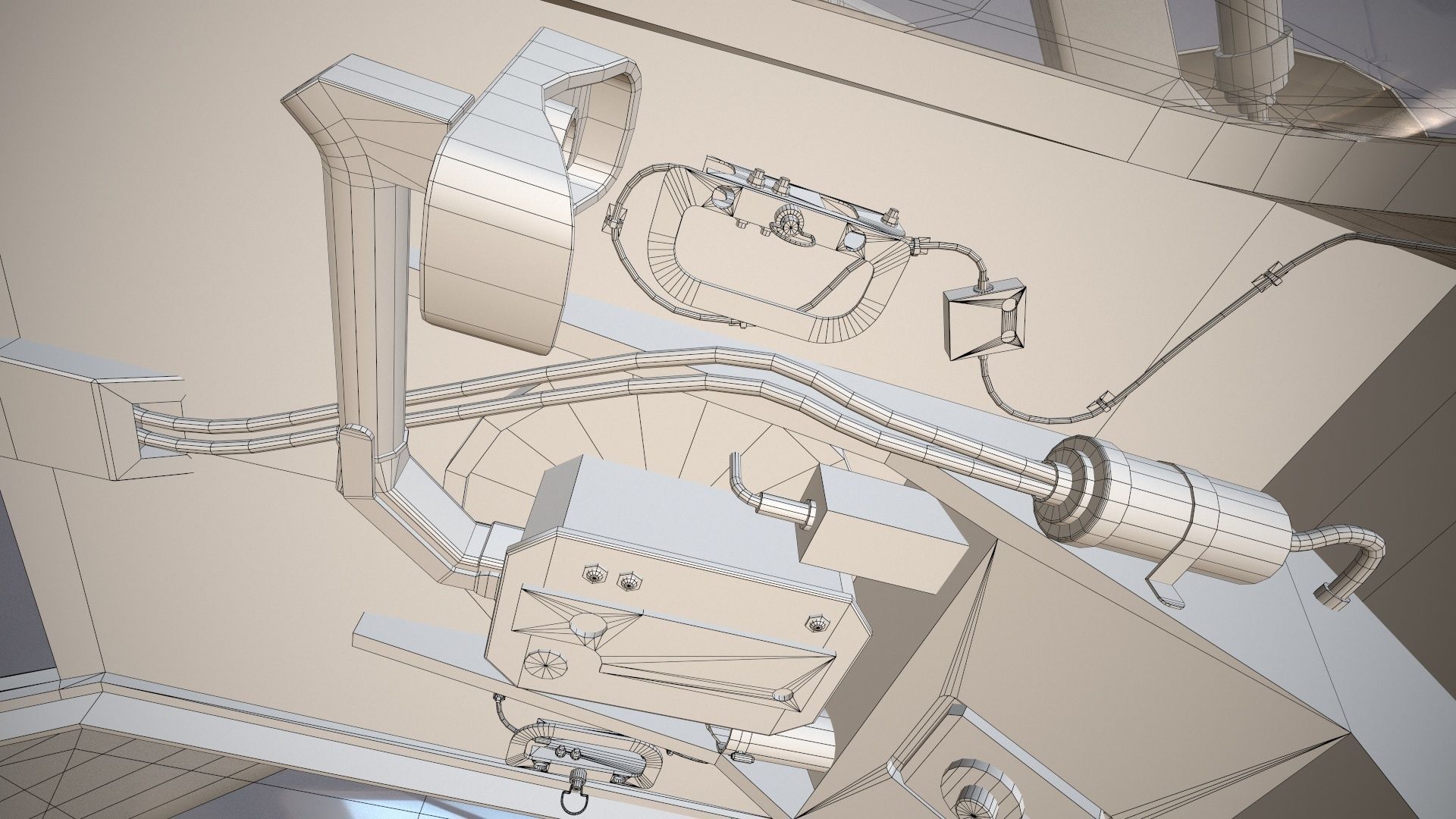 EC-665 Tiger HAD Spainish Army Basic Animation Low-poly 3D model_54