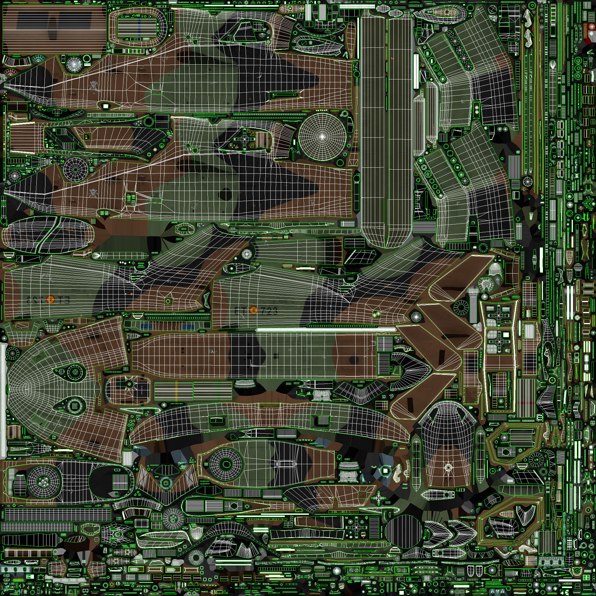 EC-665 Tiger HAD Spainish Army Basic Animation Low-poly 3D model_65