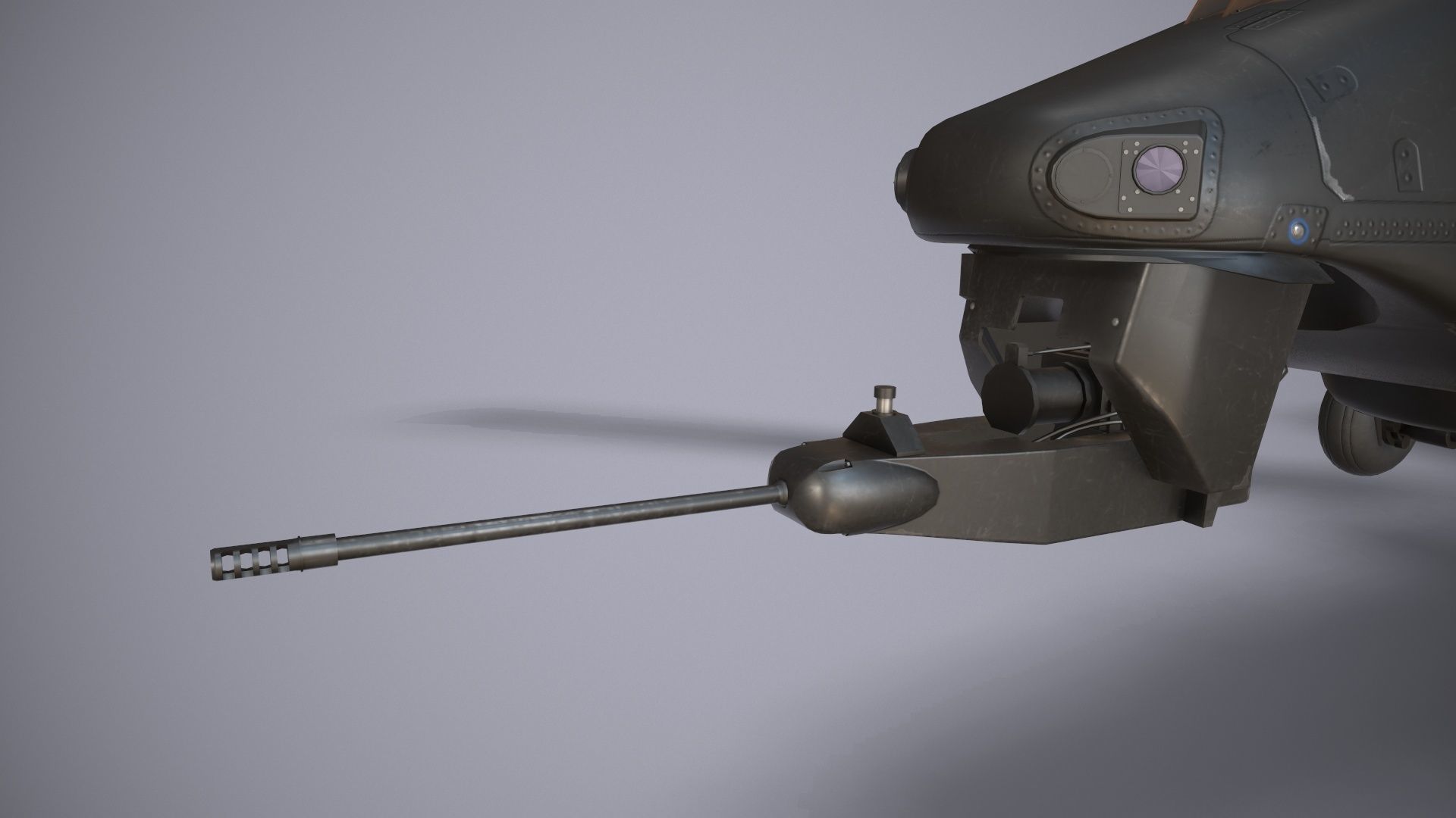 EC-665 Tiger HAD Spainish Army Basic Animation Low-poly 3D model_13