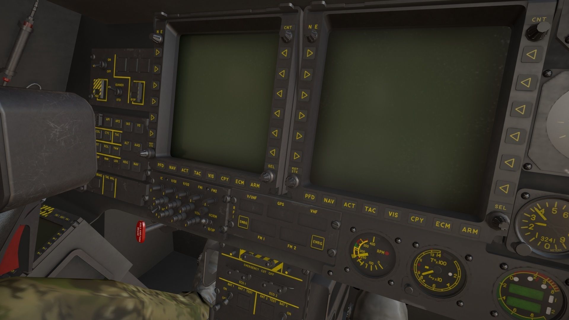 EC-665 Tiger HAD Spainish Army Basic Animation Low-poly 3D model_29