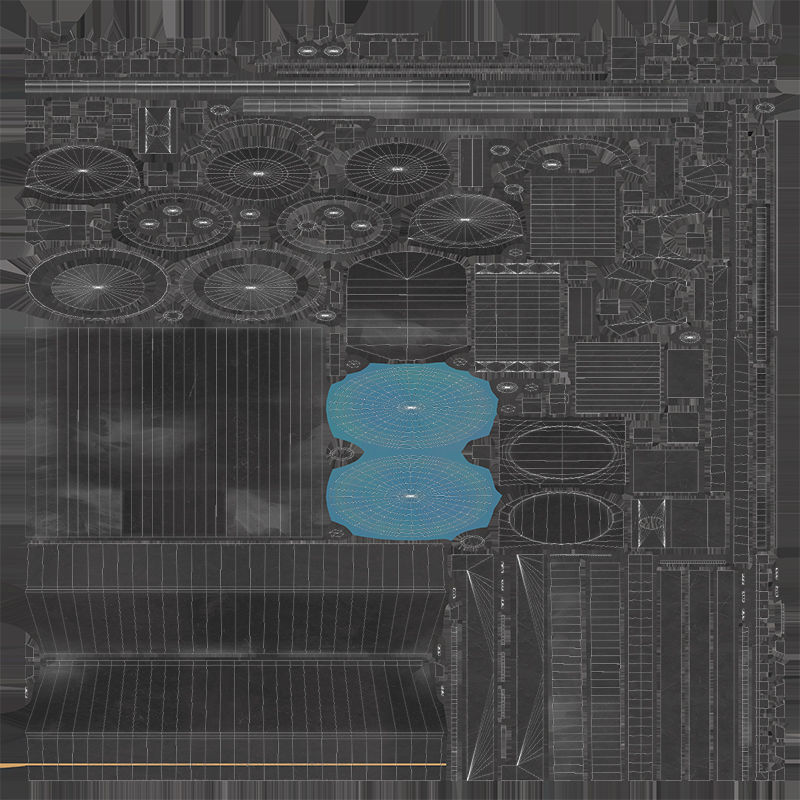 Python Revolver 6 -Telescopic Sight Low-poly 3D model_7