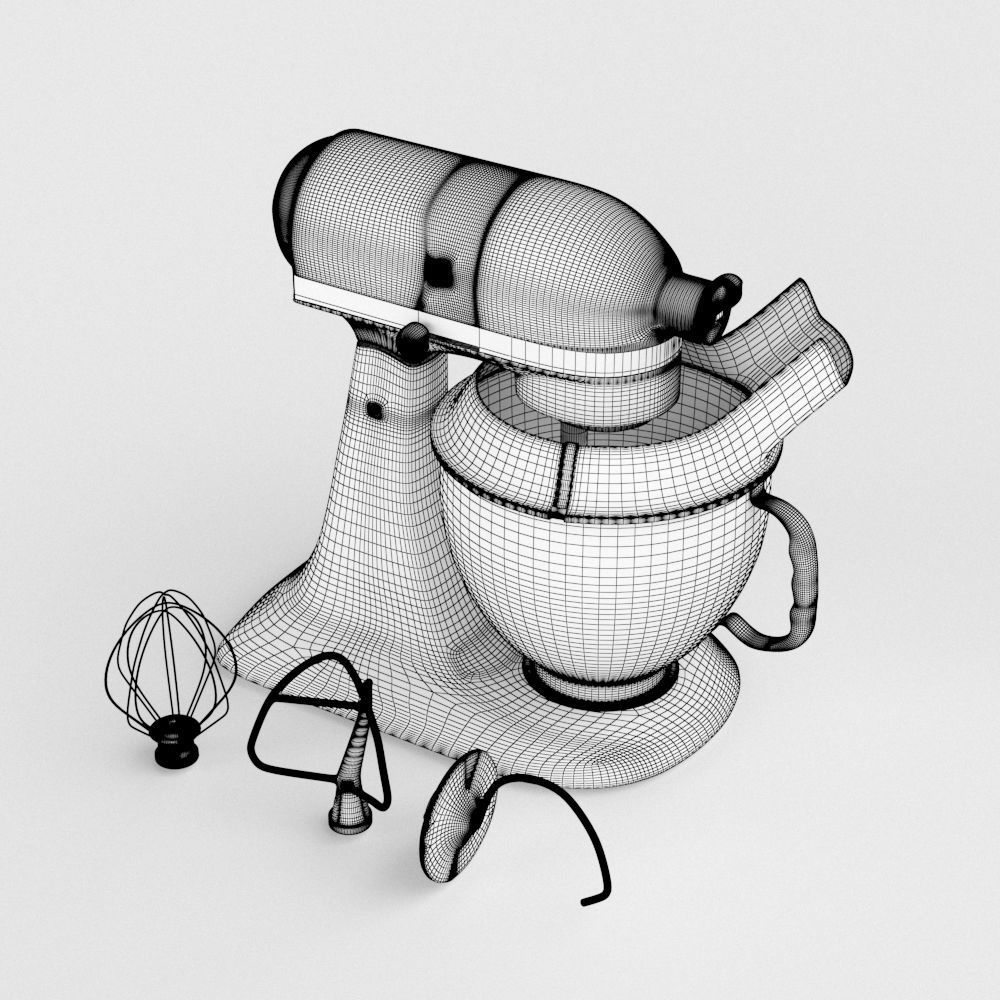 Artisan Series Stand Mixer 3D model_1
