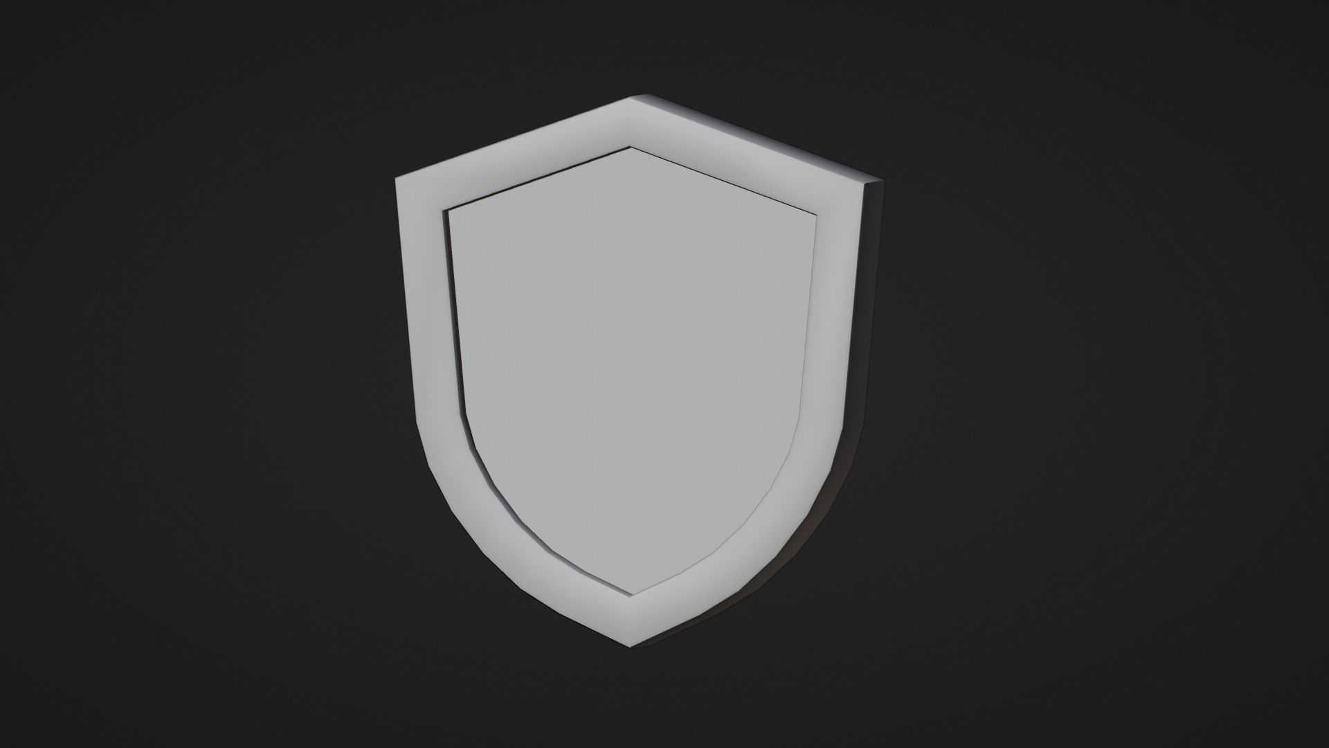 Low poly - Stylized Game Items - Shield Low-poly 3D model_3
