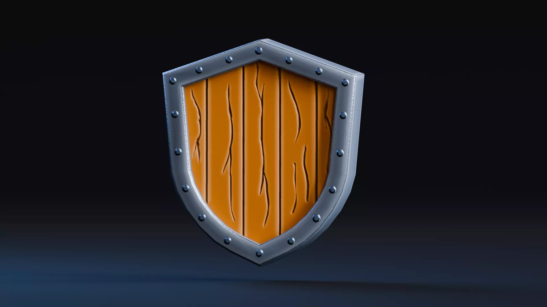 Low poly - Stylized Game Items - Shield Low-poly 3D model_0