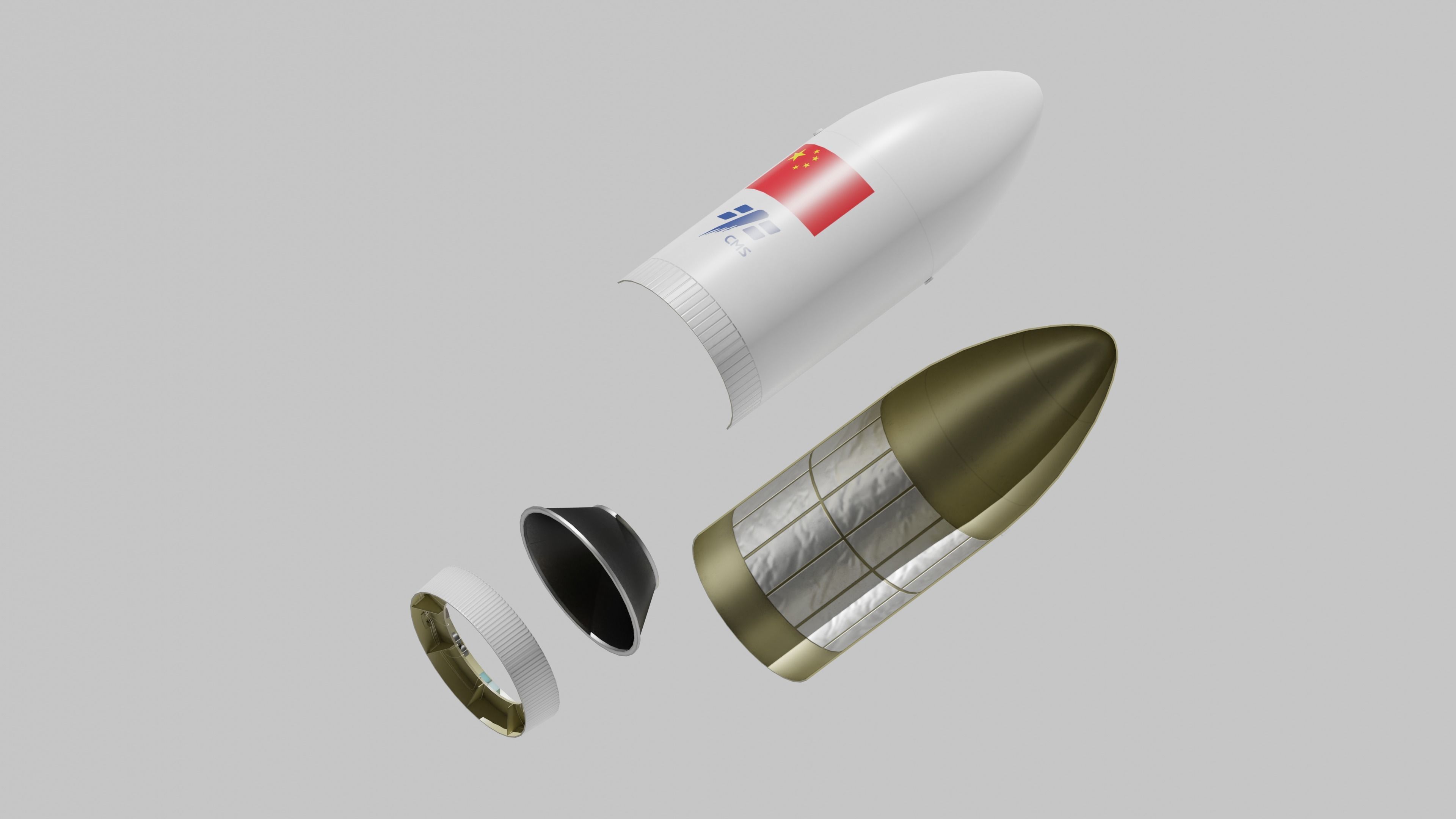 LongMarch-10 CZ-10-Blender-FBX-3D Model 3D model_11