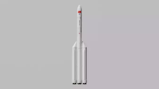 LongMarch-10 CZ-10-Blender-FBX-3D Model