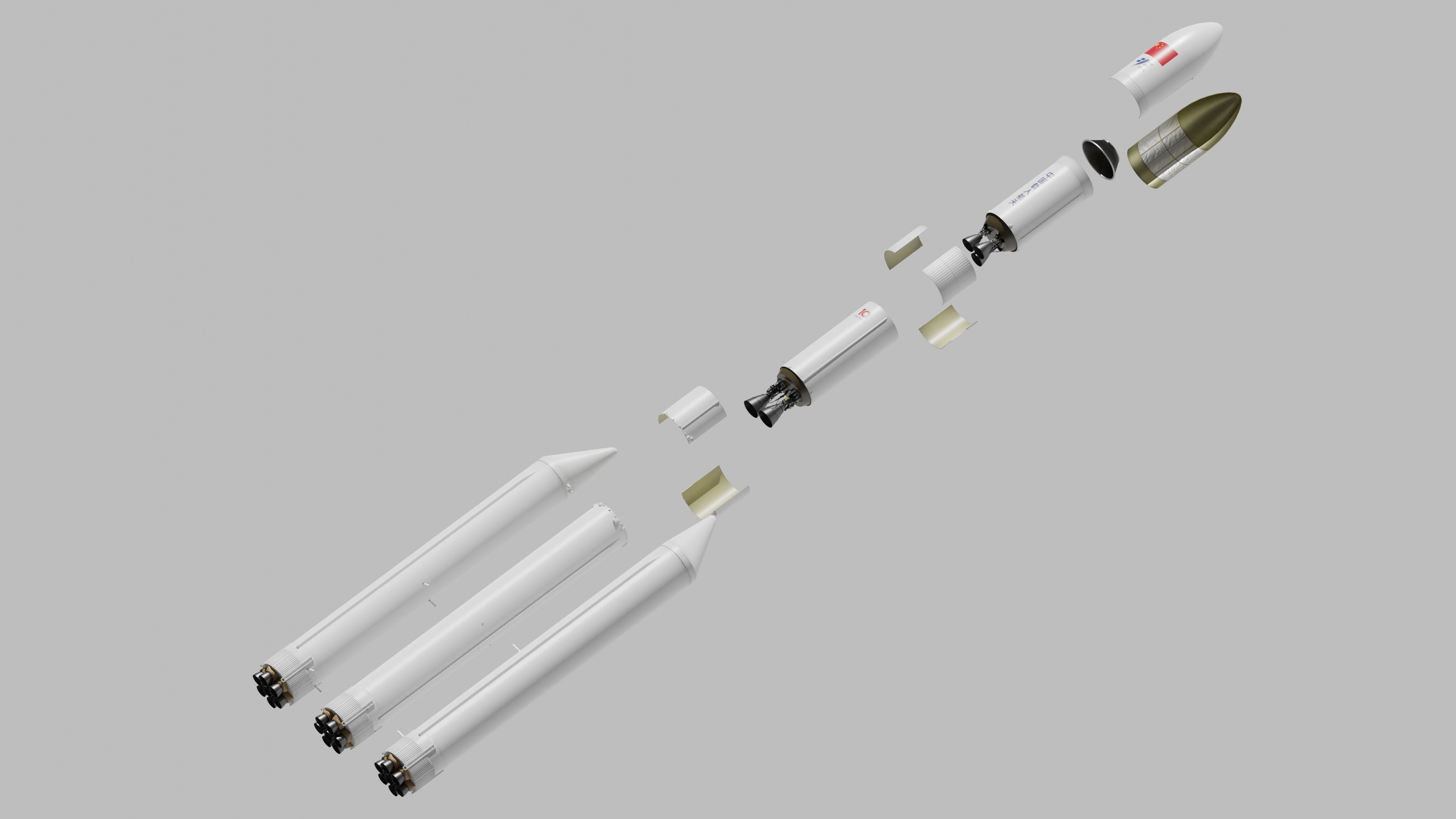 LongMarch-10 CZ-10-Blender-FBX-3D Model 3D model_7