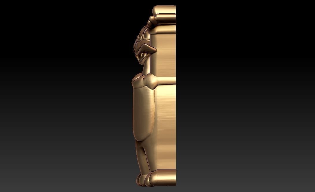 Woody Woodpecker Pendant 3D print model_6