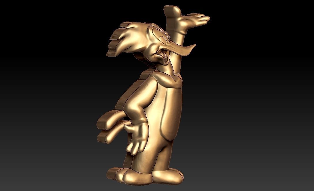 Woody Woodpecker Pendant 3D print model_3