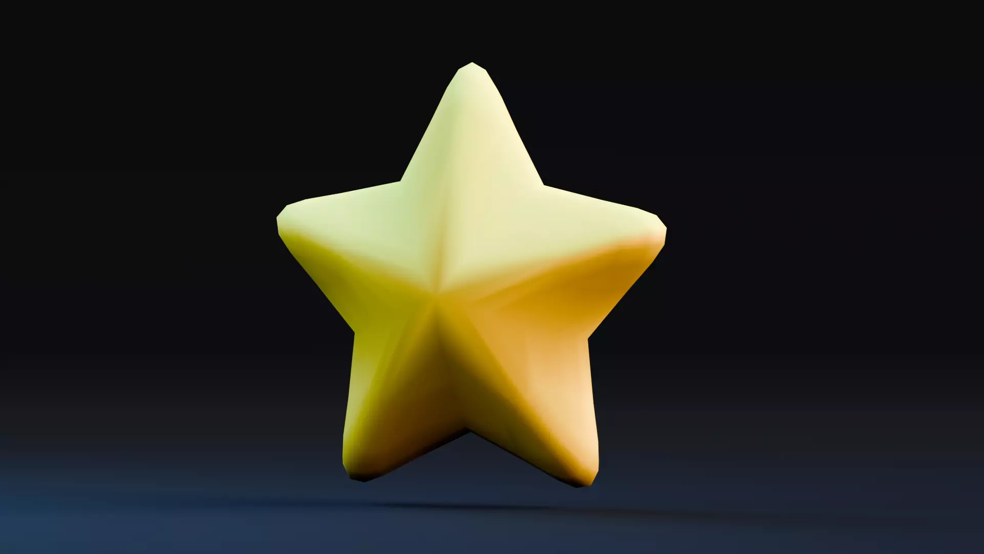 Low poly - Stylized Game Items - Star Low-poly 3D model