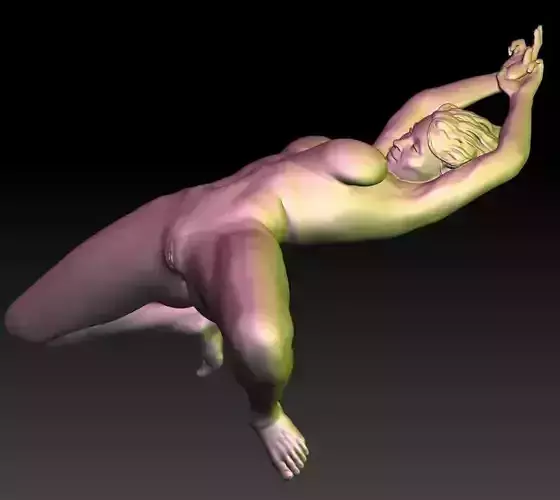 Again nude female figurine for 3D printing 3D print model