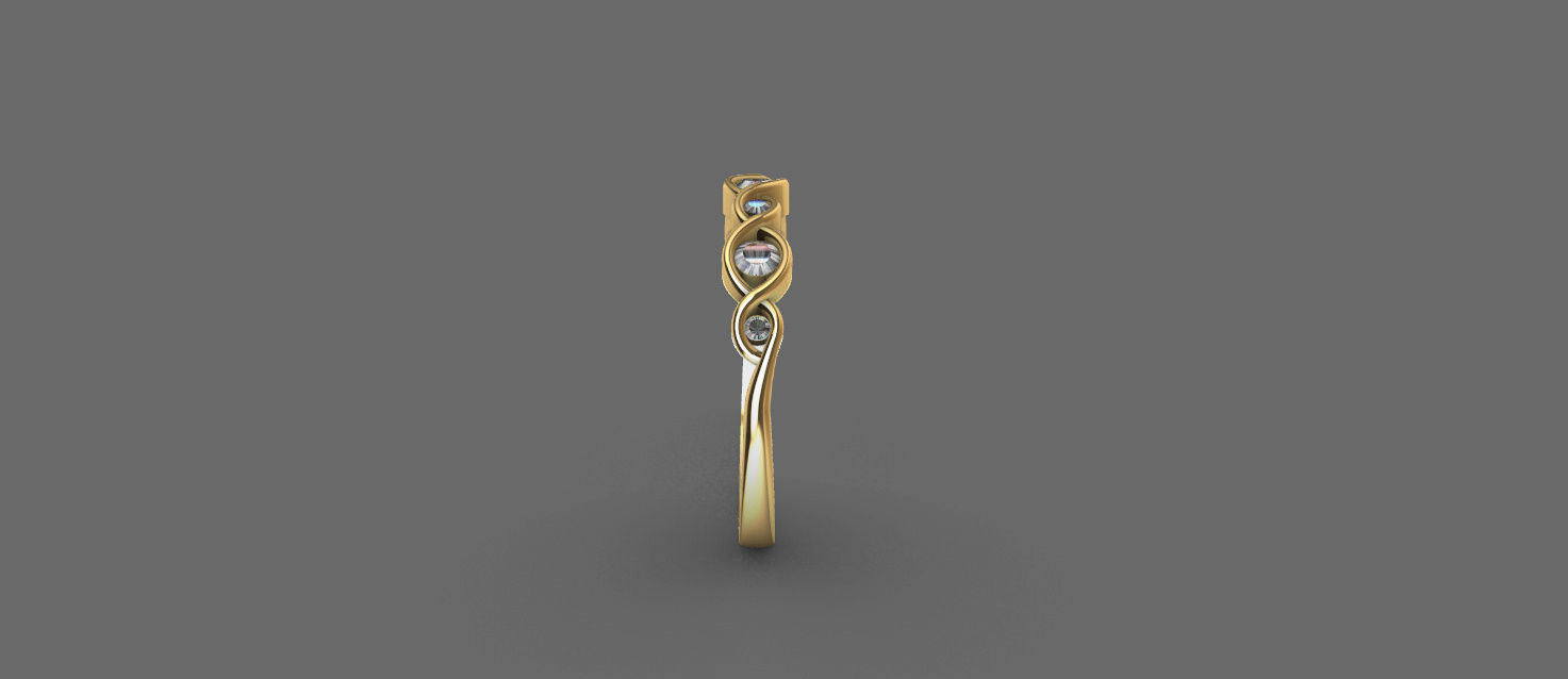 Ladies ring 3D model_1
