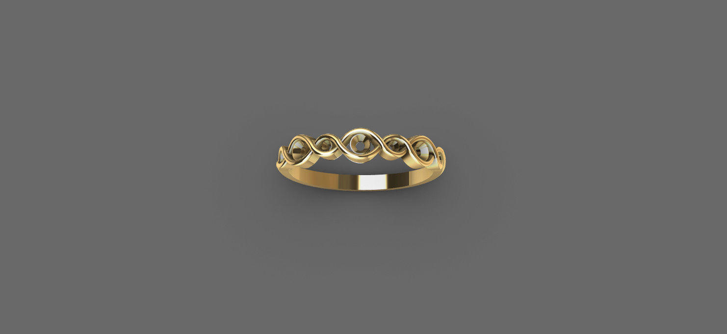 Ladies ring 3D model_5