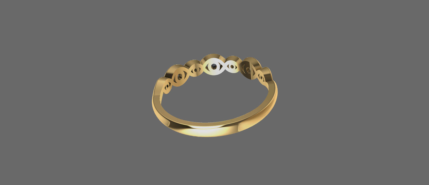 Ladies ring 3D model_3