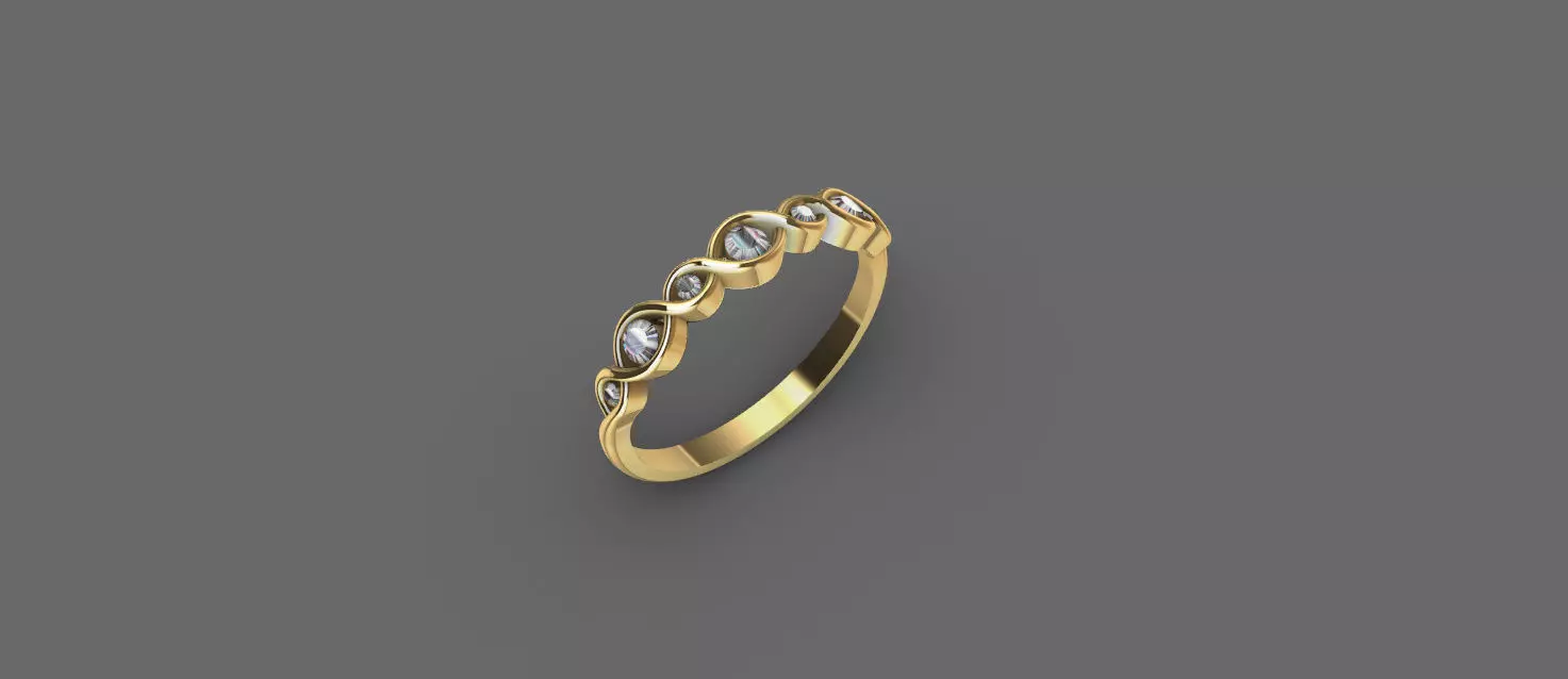 Ladies ring 3D model_0