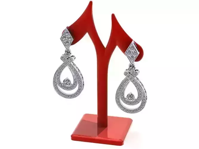 Diamond earring