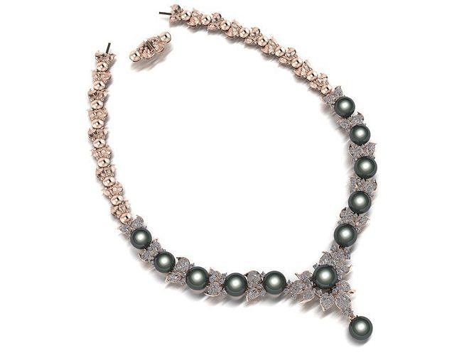 Pearl necklace 3D print model
