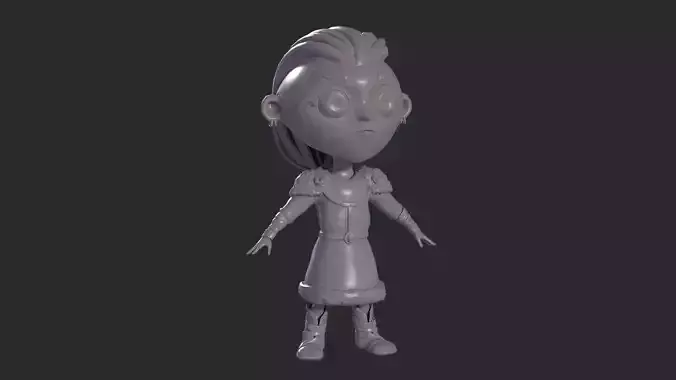 Stylized Viking Girl