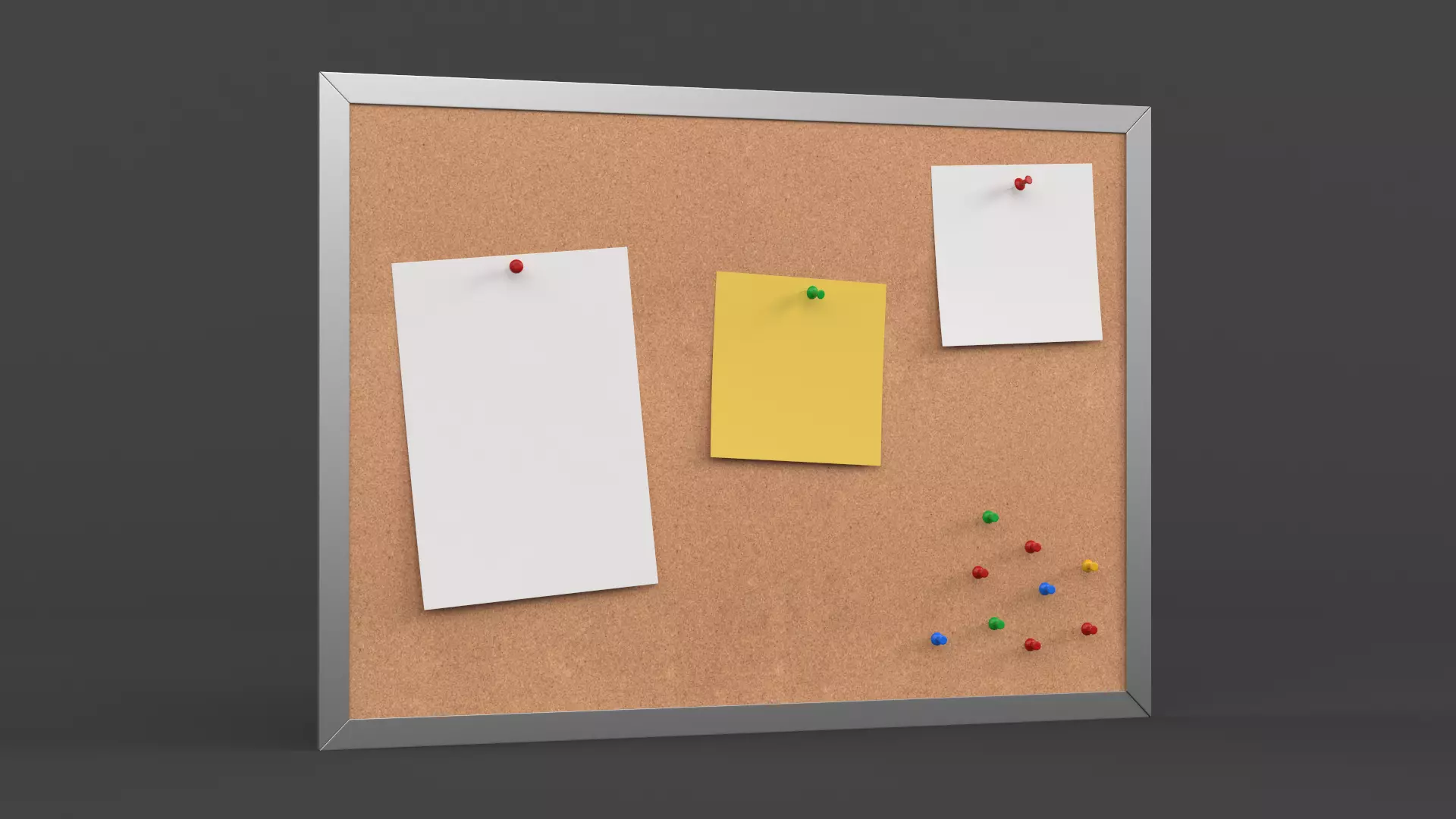 Pinboard Set Free 3D model
