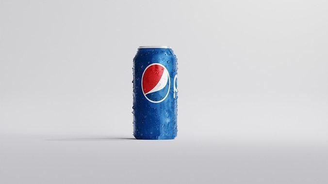 Pepsi Can 033l Animated included Ice 3D model