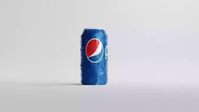 Pepsi Can 033l Animated included Ice