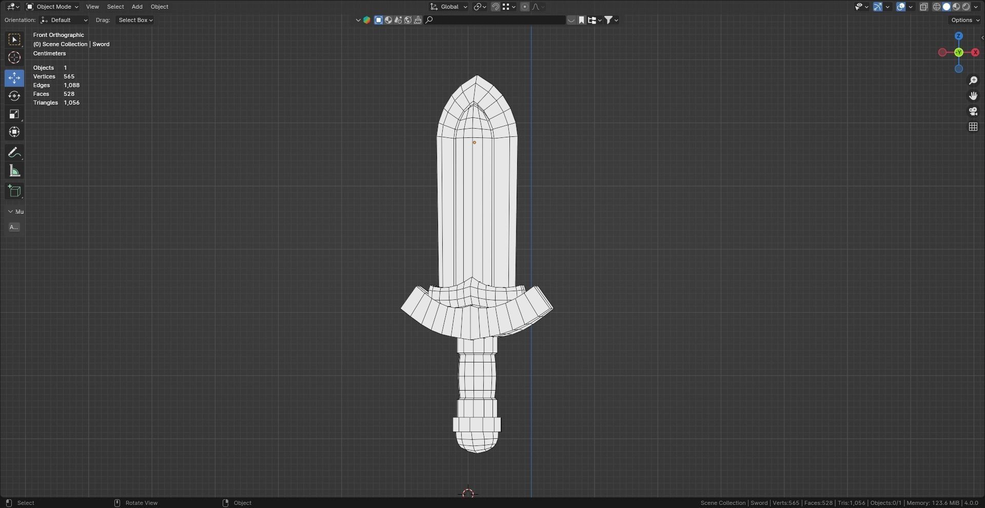 Low poly - Stylized Game Items - Sword Low-poly 3D model_4