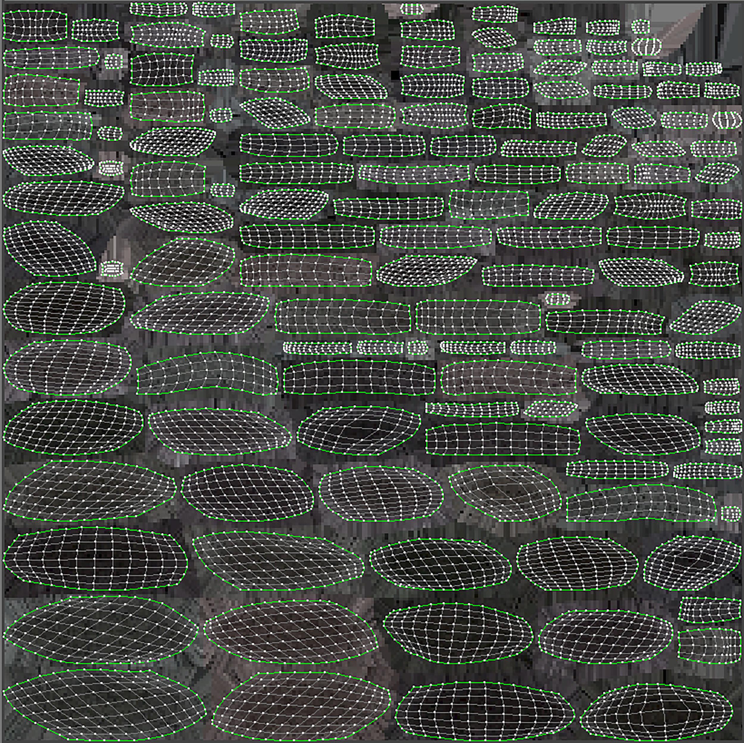 Stack of stones Zen stones Low-poly 3D model_20