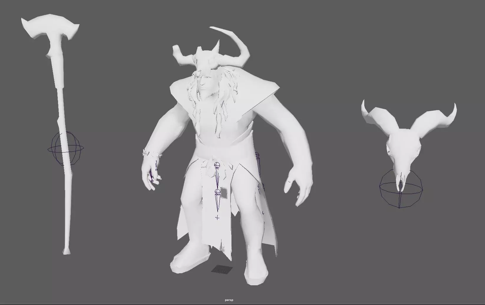 Wizard model 3D model_0