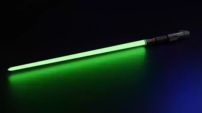 Luke Skywalker - Lightsaber 3D Model