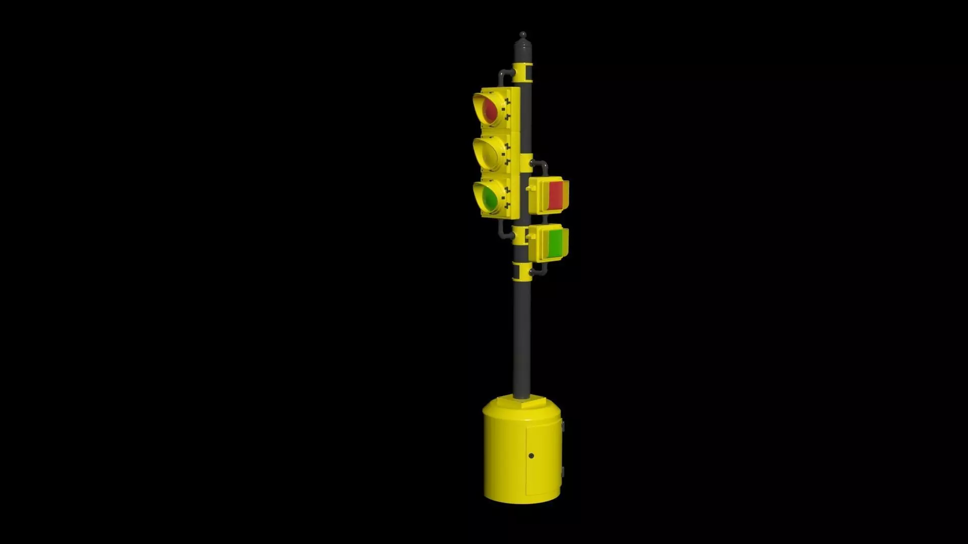 traffic light Free 3D model