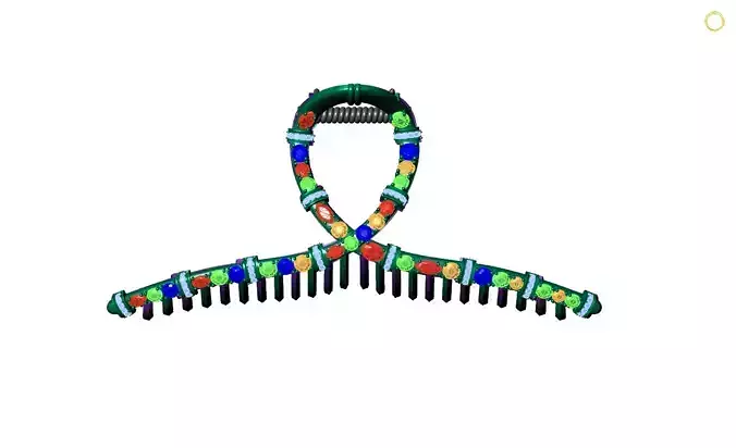 Hair Brackets Gem oval MQ Pear