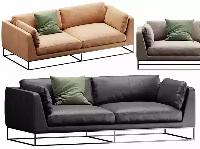 Crate and Barrel Delancey Leather