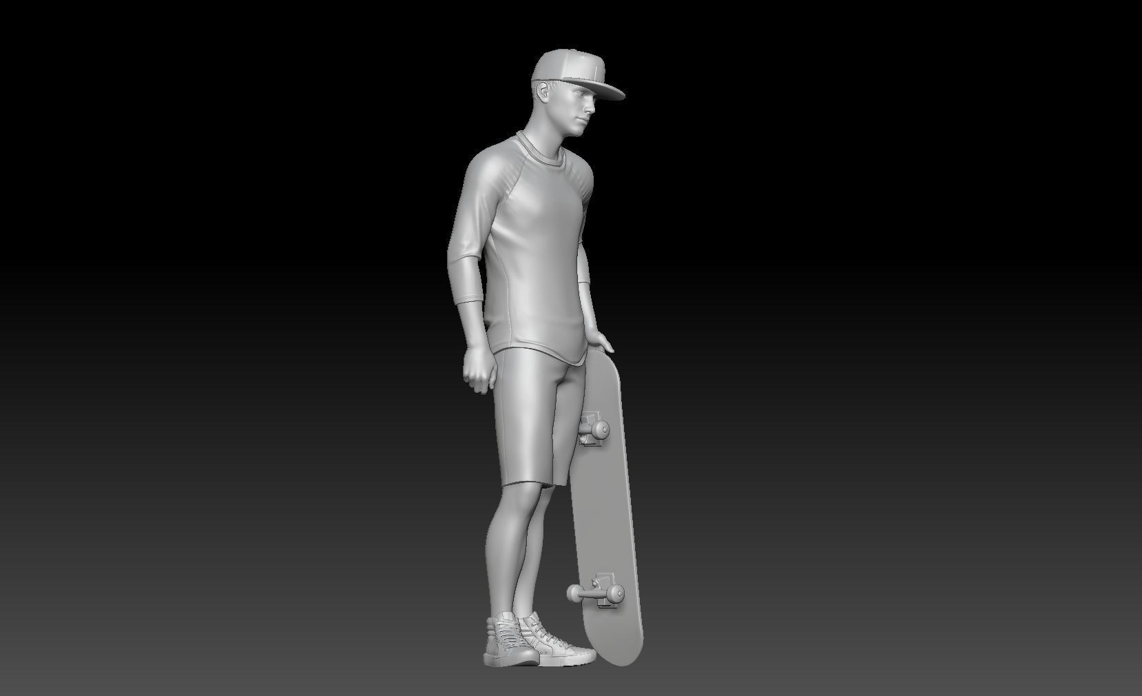 SKATE BOY 1 3D print model_3