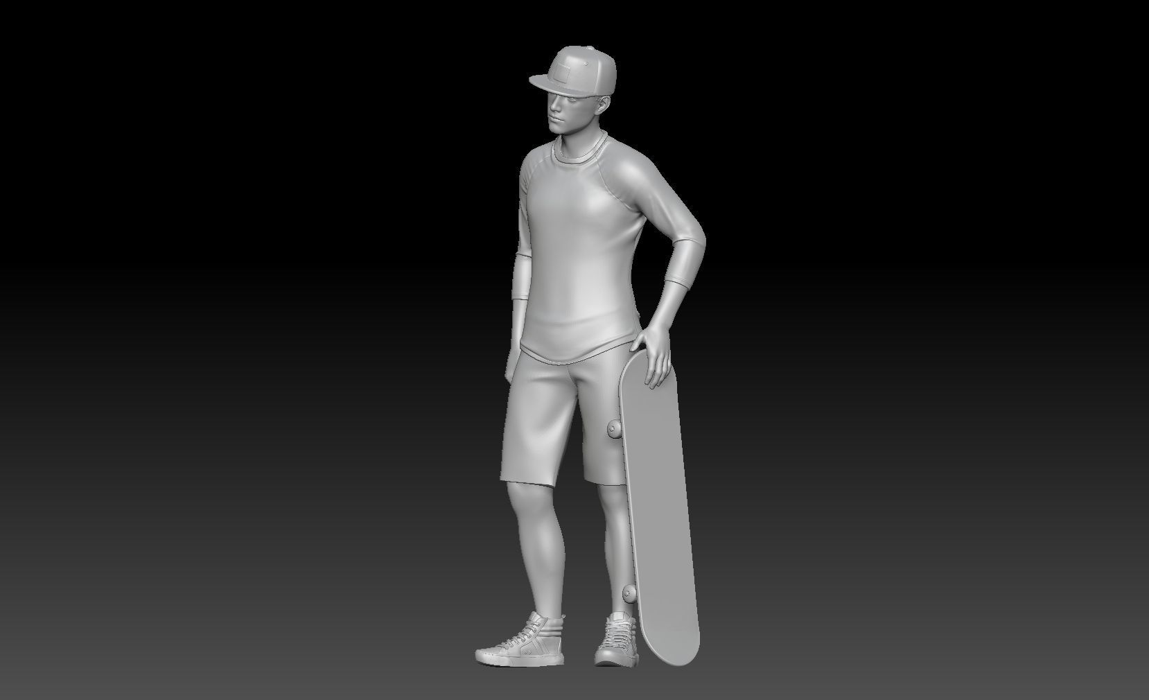 SKATE BOY 1 3D print model_1