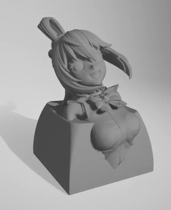 Aqua Konosuba Keycaps  3D print model_0