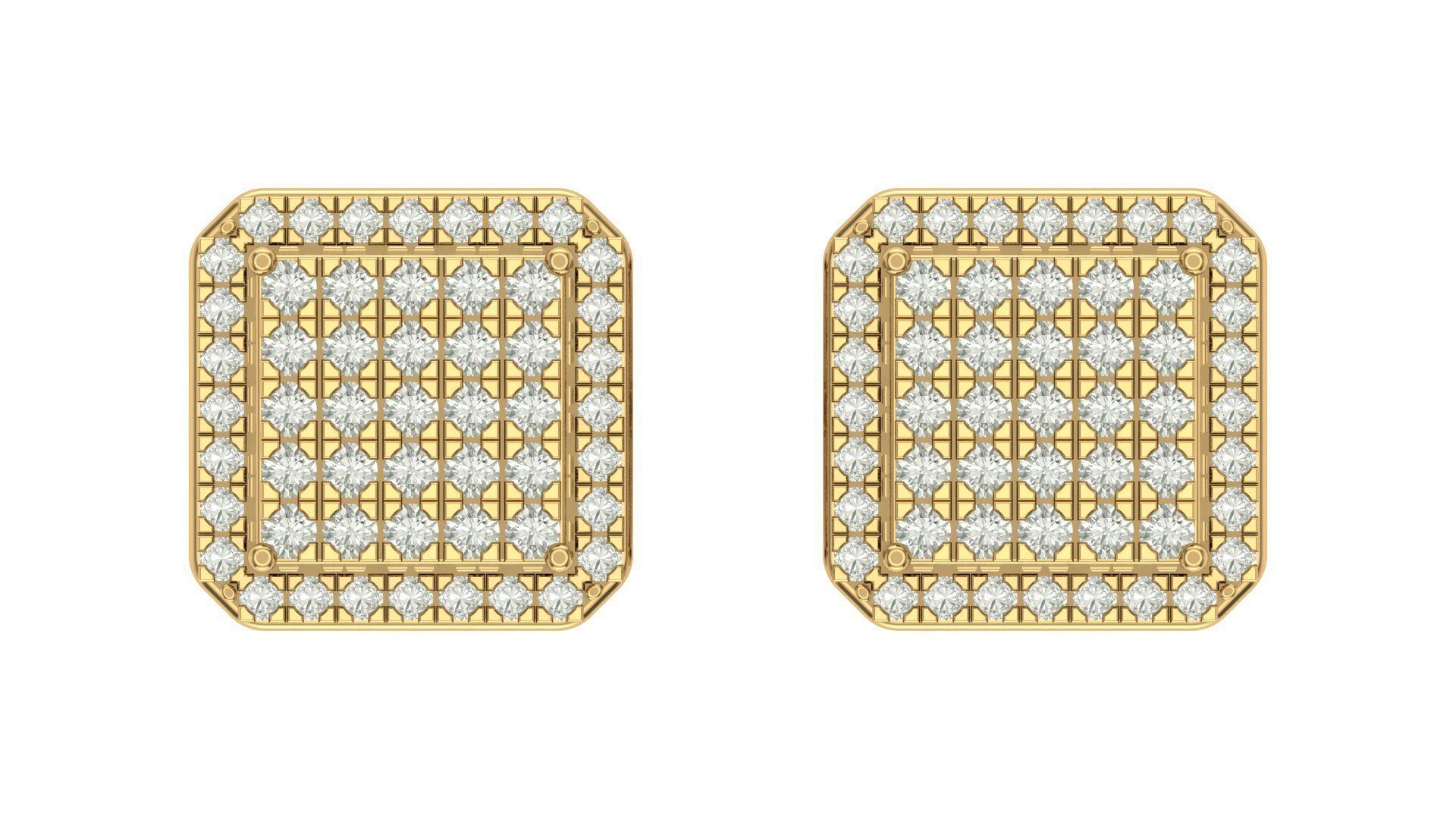 Earring 3D print model_3