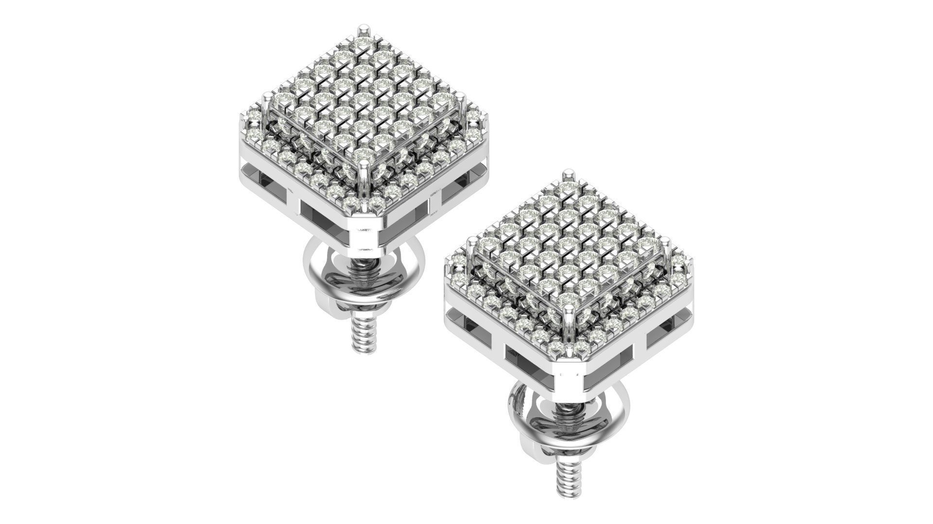 Earring 3D print model_8