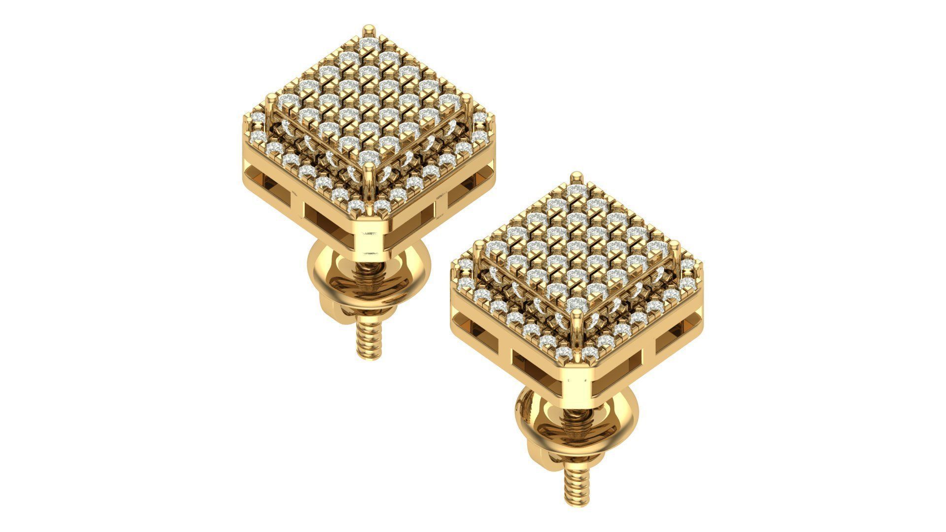 Earring 3D print model_6