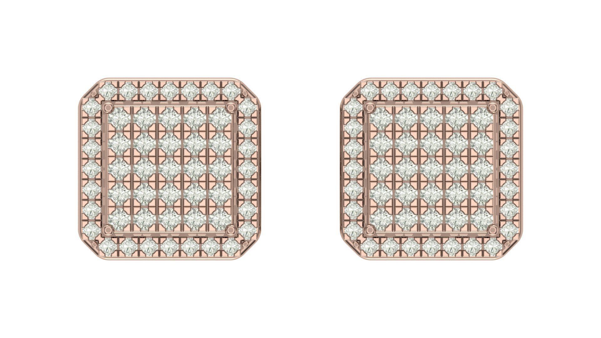 Earring 3D print model_4