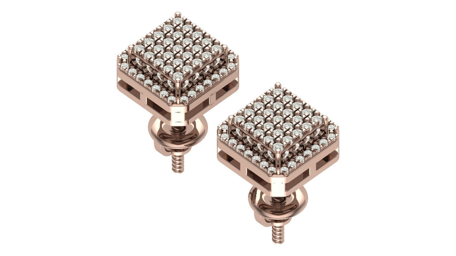 Earring 3D print model_7