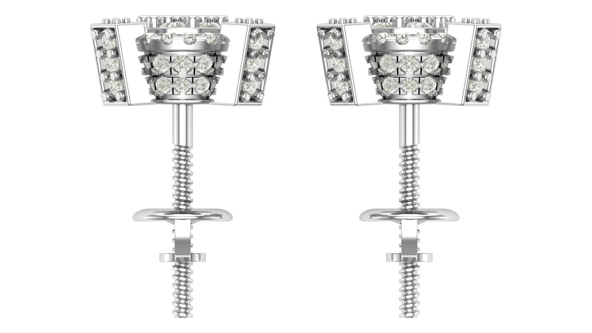 Earring 3D print model_8