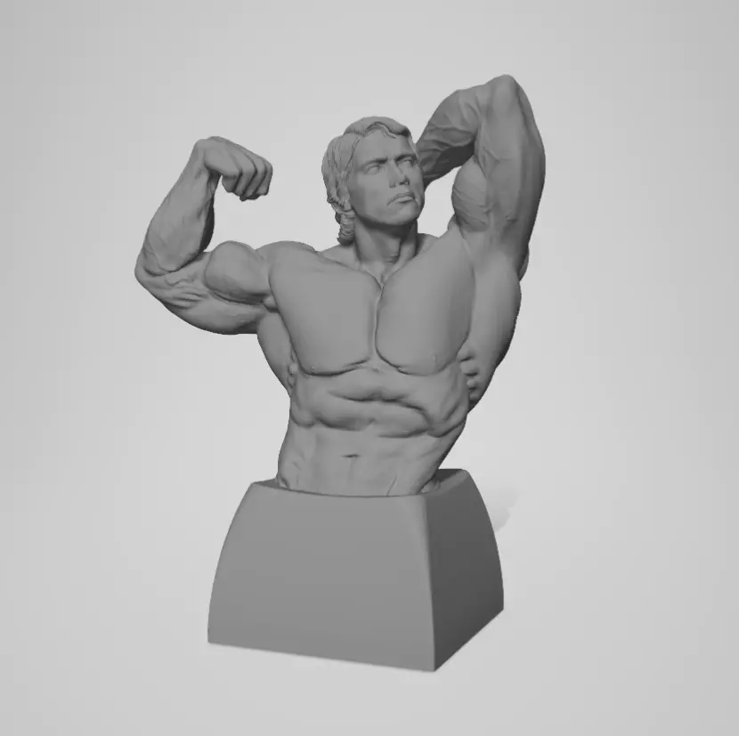 Arnold Schwarzenegger keycaps  3D print model_0