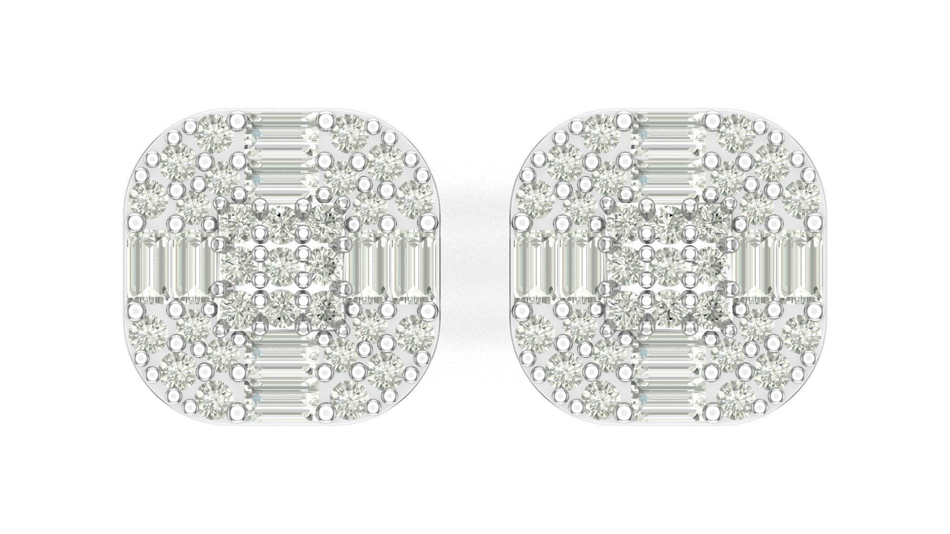 Earring 3D print model_4