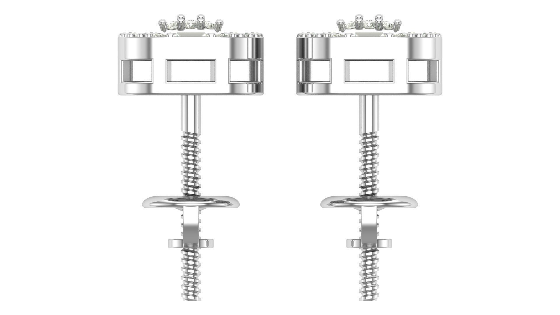 Earring 3D print model_11