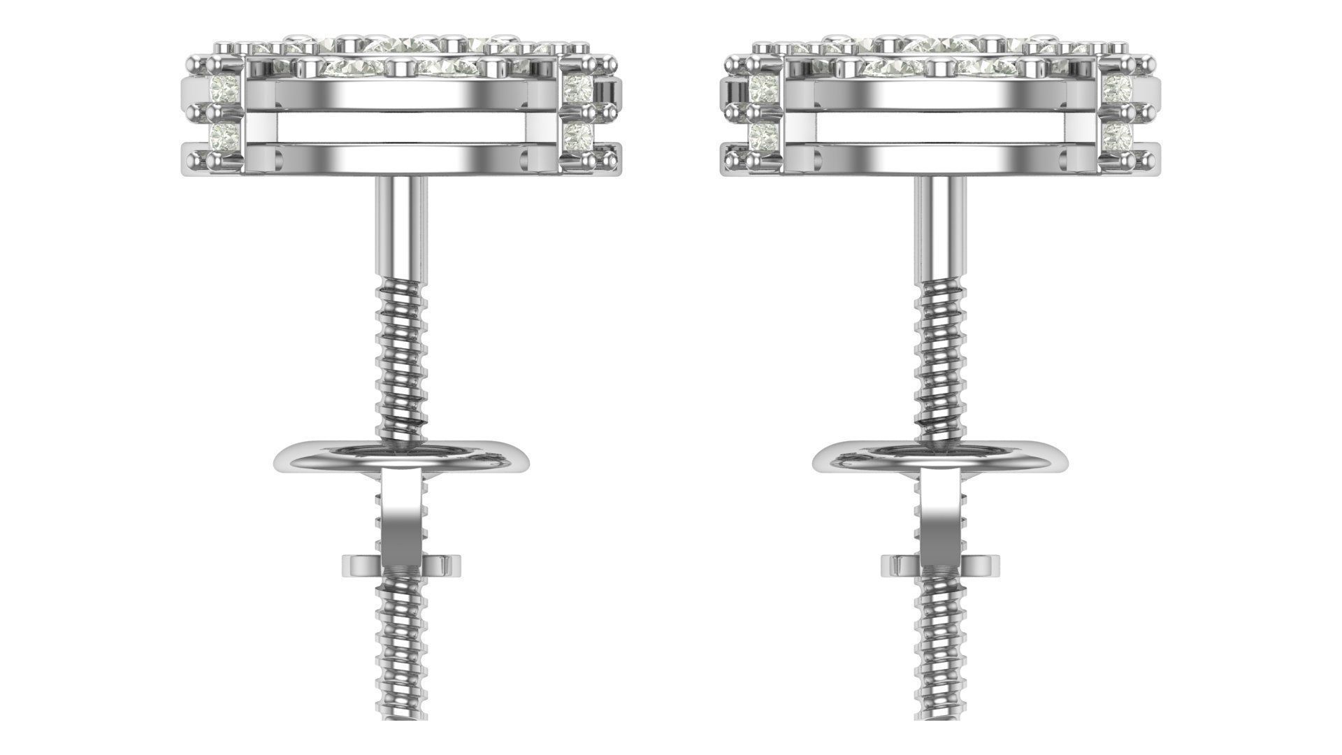 Earring 3D print model_11