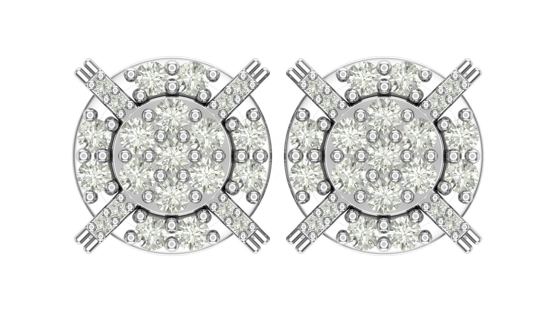 Earring 3D print model_5