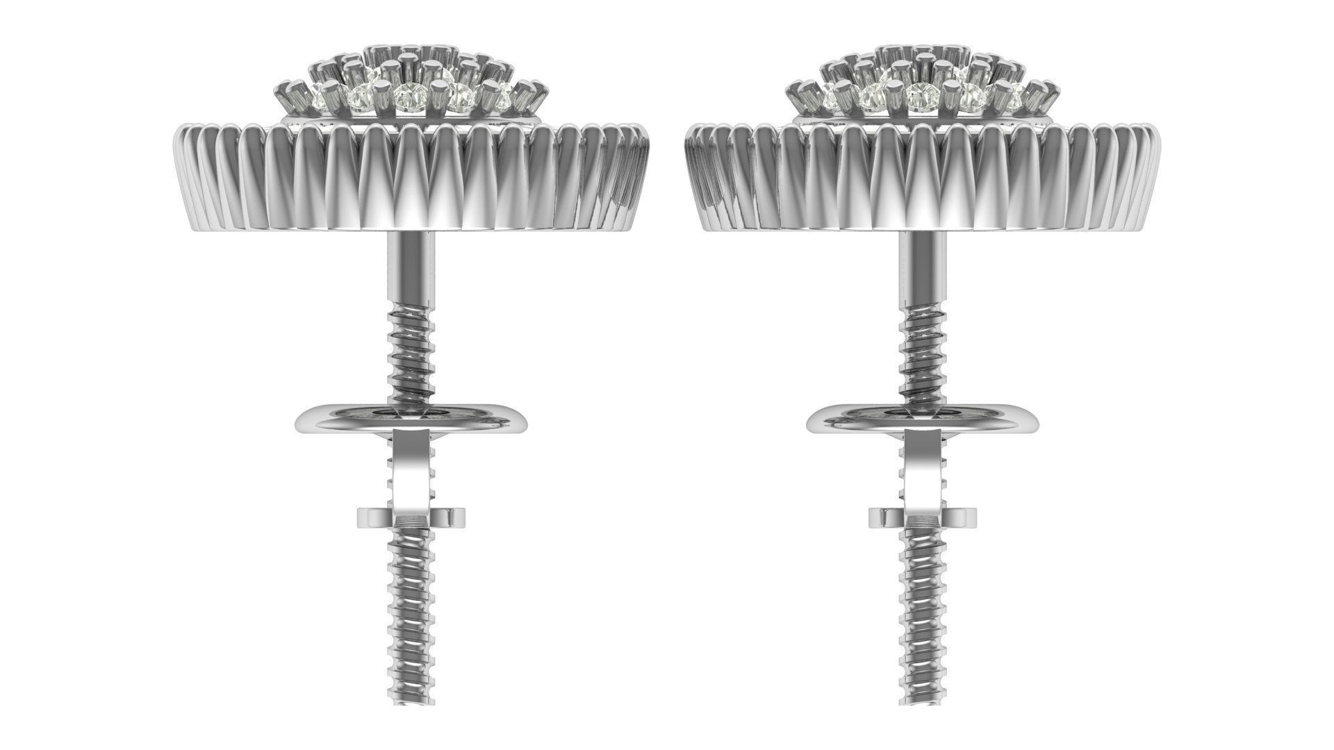 Earring 3D print model_8