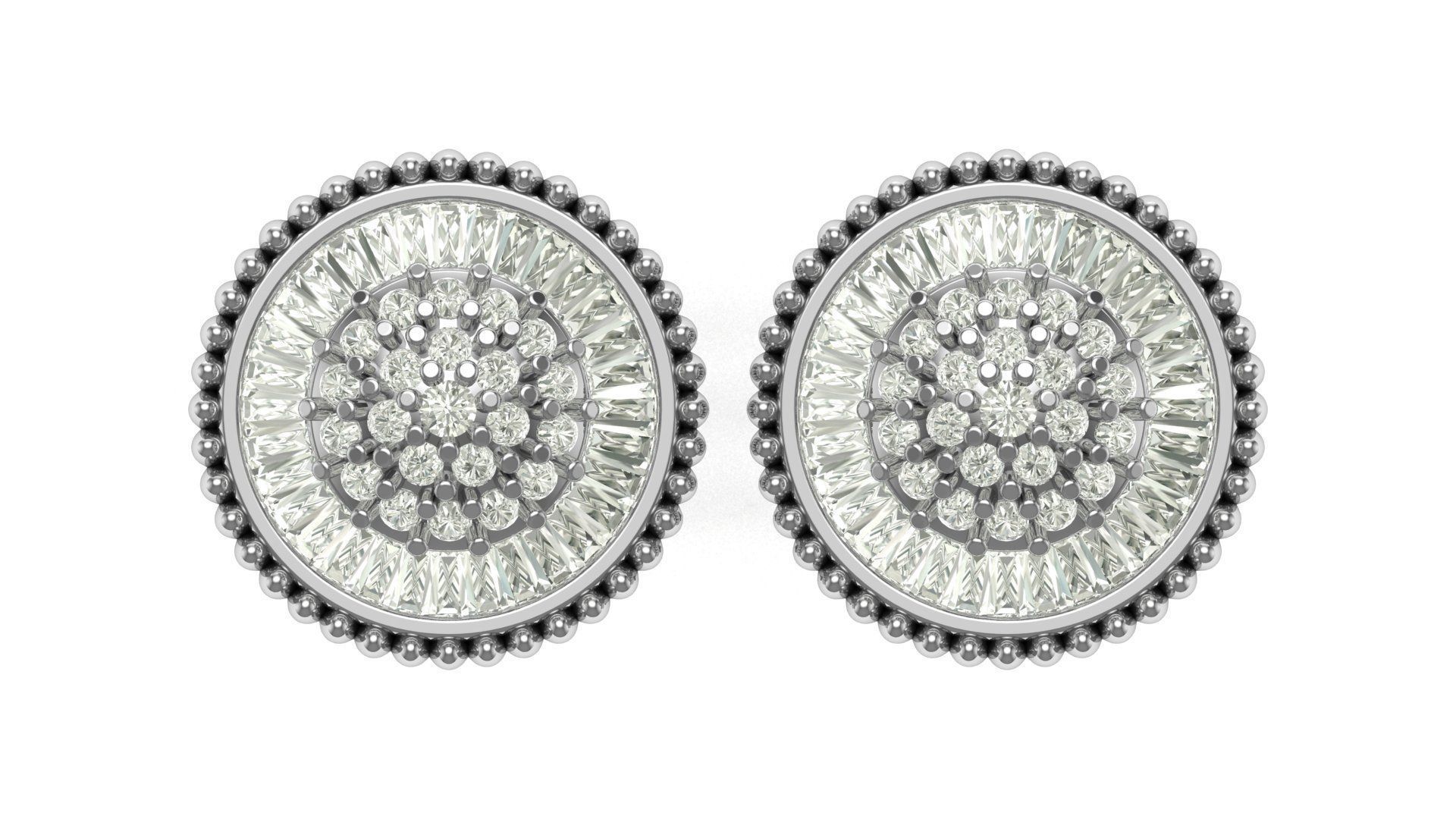 Earring 3D print model_5