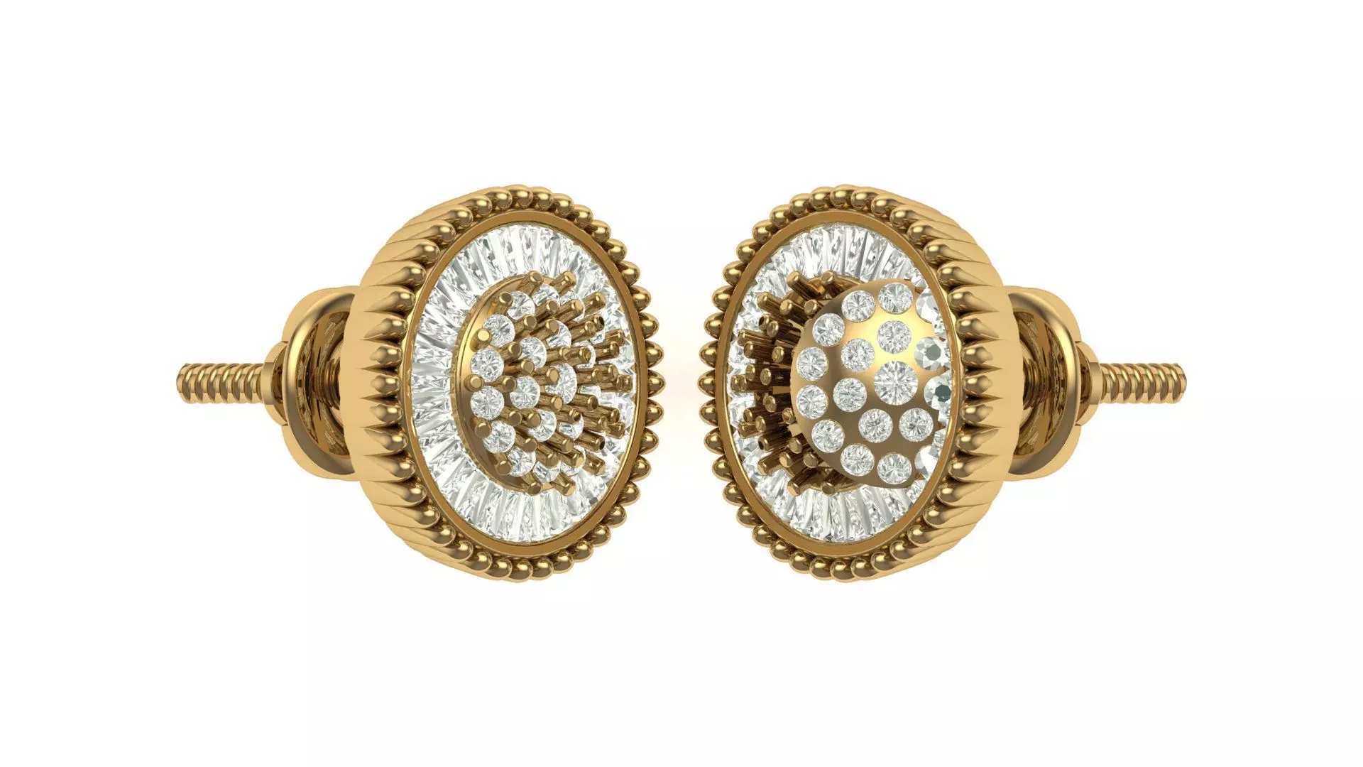 Earring 3D print model_0